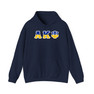 Alpha Kappa Psi Two Toned Greek Lettered Hooded Sweatshirts