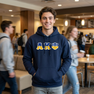 Alpha Kappa Psi Two Toned Greek Lettered Hooded Sweatshirts