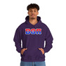 Beta Theta Pi Two Toned Greek Lettered Hooded Sweatshirts