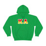 Kappa Alpha Two Toned Greek Lettered Hooded Sweatshirts