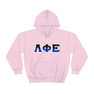 Lambda Phi Epsilon Two Toned Greek Lettered Hooded Sweatshirts