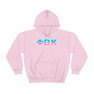 Phi Beta Kappa Two Toned Greek Lettered Hooded Sweatshirts