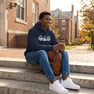 Phi Delta Theta Two Toned Greek Lettered Hooded Sweatshirts