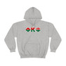 Phi Kappa Psi Two Toned Greek Lettered Hooded Sweatshirts