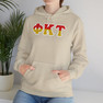 Phi Kappa Tau Two Toned Greek Lettered Hooded Sweatshirts