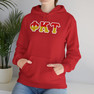Phi Kappa Tau Two Toned Greek Lettered Hooded Sweatshirts