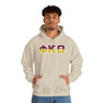Phi Kappa Theta Two Toned Greek Lettered Hooded Sweatshirts