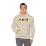 Phi Kappa Theta Two Toned Greek Lettered Hooded Sweatshirts