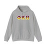Phi Kappa Theta Two Toned Greek Lettered Hooded Sweatshirts