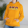 Phi Kappa Theta Two Toned Greek Lettered Hooded Sweatshirts