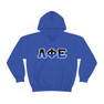 Phi Sigma Phi Two Toned Greek Lettered Hooded Sweatshirts