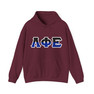 Phi Sigma Phi Two Toned Greek Lettered Hooded Sweatshirts