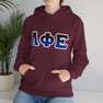 Phi Sigma Phi Two Toned Greek Lettered Hooded Sweatshirts