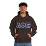 Phi Sigma Phi Two Toned Greek Lettered Hooded Sweatshirts