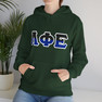 Phi Sigma Phi Two Toned Greek Lettered Hooded Sweatshirts