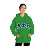 Phi Sigma Phi Two Toned Greek Lettered Hooded Sweatshirts