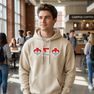 Phi Sigma Phi Two Toned Greek Lettered Hooded Sweatshirts