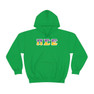 Pi Sigma Epsilon Two Toned Greek Lettered Hooded Sweatshirts