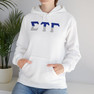 Sigma Tau Gamma Two Toned Greek Lettered Hooded Sweatshirts