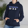 Sigma Tau Gamma Two Toned Greek Lettered Hooded Sweatshirts