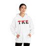 Tau Kappa Epsilon Two Toned Greek Lettered Hooded Sweatshirts