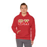 Theta Chi Two Toned Greek Lettered Hooded Sweatshirts