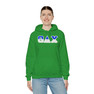 Theta Delta Chi Two Toned Greek Lettered Hooded Sweatshirts