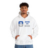 Theta Xi Two Toned Greek Lettered Hooded Sweatshirts