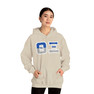 Theta Xi Two Toned Greek Lettered Hooded Sweatshirts