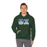 Theta Xi Two Toned Greek Lettered Hooded Sweatshirts