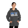 Theta Xi Two Toned Greek Lettered Hooded Sweatshirts