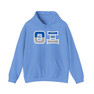 Theta Xi Two Toned Greek Lettered Hooded Sweatshirts