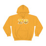 Zeta Psi Two Toned Greek Lettered Hooded Sweatshirts