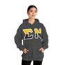 Sigma Nu Two Toned Greek Lettered Hooded Sweatshirts