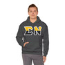 Sigma Nu Two Toned Greek Lettered Hooded Sweatshirts