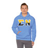 Sigma Nu Two Toned Greek Lettered Hooded Sweatshirts