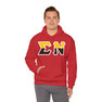 Sigma Nu Two Toned Greek Lettered Hooded Sweatshirts