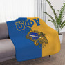Printify Alpha Phi Omega Two Tone Sherpa Blanket 