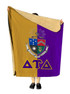 Delta Tau Delta Two Tone Sherpa Blanket