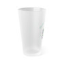 Delta Sigma Phi Frosted Glass, 16oz
