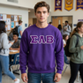 Sigma Lambda Beta Custom Twill Crewneck Sweatshirts
