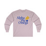 Alpha Phi Omega Flame Logo Long Sleeve Tee
