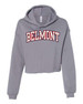  Belmont University Cropped Chenille Bella + Canvas Hoodie 