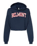  Belmont University Cropped Chenille Bella + Canvas Hoodie 