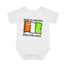 Printify Made In America With Irish Parts Onesie 