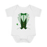 Printify Irish Tuxedo St. Patrick's Day Onesie