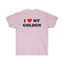 Printify I Love My Golden Retriever T-Shirt - Golden Retriever T-shirts 