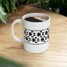 Printify Golden Retriever Paw Print Coffee Mugs 