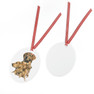 Printify Golden Retriever Metal Ornaments 