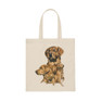 Golden Retriever Profile Canvas Tote Bag